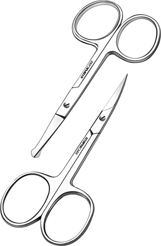 Utopia Care Curved and Rounded Facial Hair Scissors