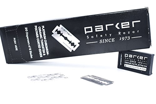Parker’s Double Edge Safety Razor Blades (100 Count)