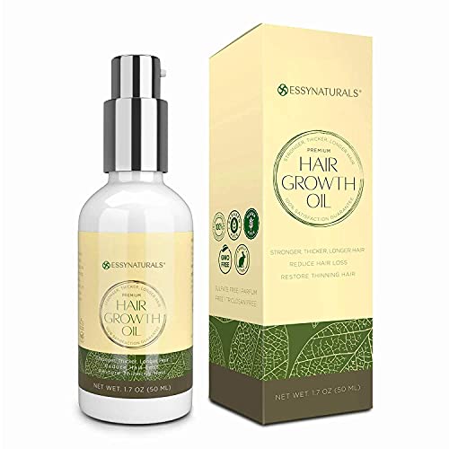 Natural Hair Growth Oil With Caffeine and Biotin