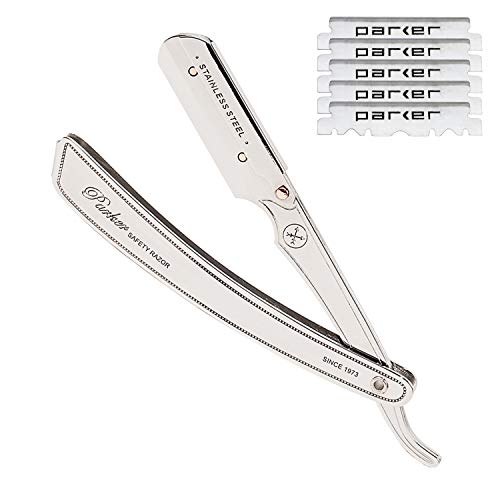 Parker SRX Stainless Steel Straight Edge Barber Razor
