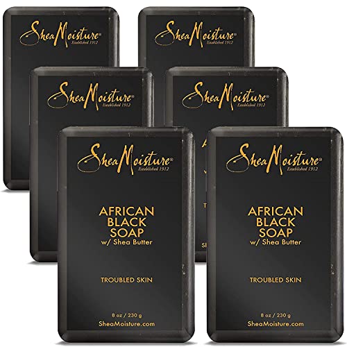 Shea Moisture African Black Soap With Shea Butter 8 oz