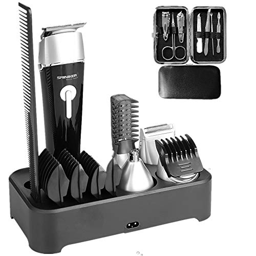 Sminiker Professional 5-in-1 Multi-functional Waterproof Man's Grooming Kit