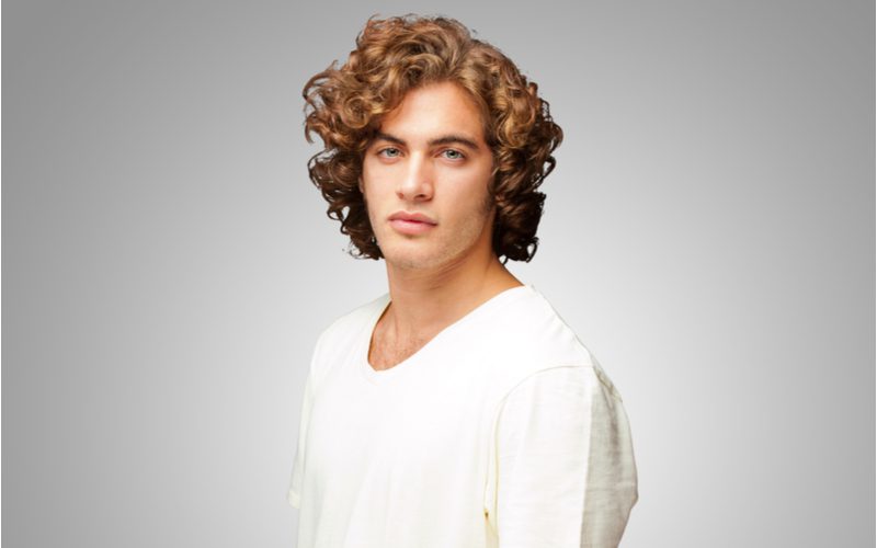 Curly Waves for a piece titled curly hair men