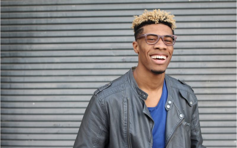 Skin Fade With Curls on a black guy for a post on curly hair men